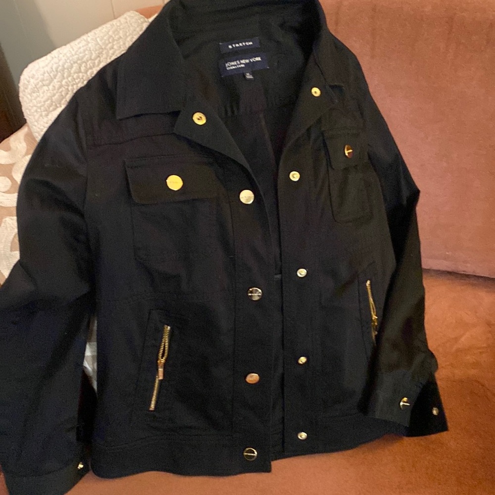 Jones New York stretch tailored M jacket